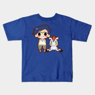 joe & gomamon Kids T-Shirt